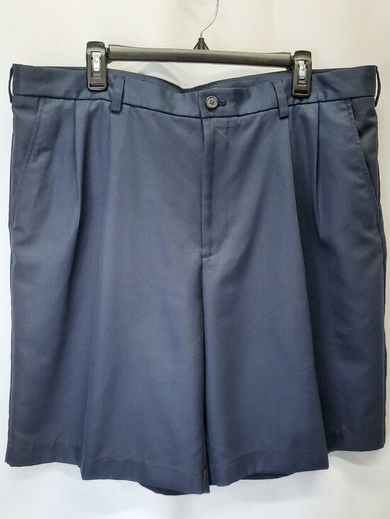Izod Golf Other - IZOD Golf Shorts Men's 38 Navy Blue Pleated Performance Polyester 9" Inseam